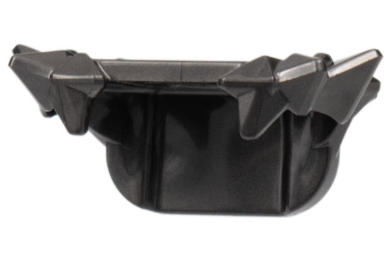 Minifigure Armor Shoulder with Crystal Shards, 2 Studs on Back: {титаниево метален}