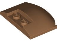 Wedge 3 x 4 x 2/3 Triple Curved: {умерен нуга}