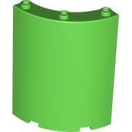 WALL ELEMENT 4X4X6, ROUND: {ярко зелен}