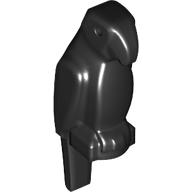 Bird, Parrot with Large Beak: {черен}