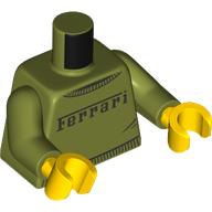 MINI UPPER PART, NO. 7335: {маслинено зелен}