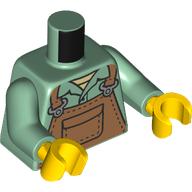 MINI UPPER PART, NO. 7338: {пясъчно зелен}