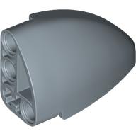 Technic, Panel Curved 5 x 3 x 2 Corner Quarter Ellipse, Left: {пясъчно син}