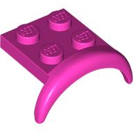 MUDGUARD,2 1/2X3X1 1/3 KNOB,TUBE,NO. 1: {ярко пурпурен}