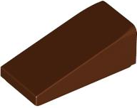 ROOF TILE 1X2X2/3: {червеникаво-кафяв}