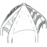 Spider Web Conical with Bar Ends and Bar Holders - Flexible Rubber: {бял}