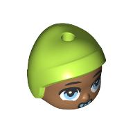 MINI DOLL BABY HEAD, NO. 3: {умерен нуга}
