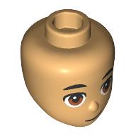 MINI DOLL, HEAD, NO. 528: {умерен тан}
