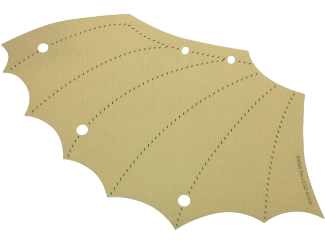 Cloth Wing 19 x 14 1/2 Left with Dark Tan Stitching Pattern: {тухлено жълт}