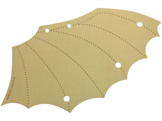 Cloth Wing 19 x 14 1/2 Right with Dark Tan Stitching Pattern: {тухлено жълт}