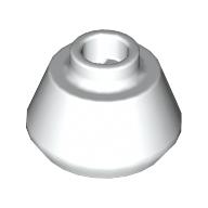 Cone 1 1/2 x 1 1/2 x 2/3 Truncated: {бял}
