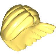 Minifigure, Hair Female Long, Parted on Left, Swept over Left Side: {студено жълт}