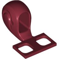 Minifigure Costume Tail Squirrel: {нов тъмно червен}