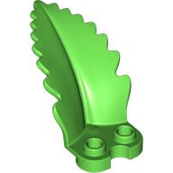 Plant Plate, Round 1 x 2 with Curved, Upright Leaf: {ярко зелен}