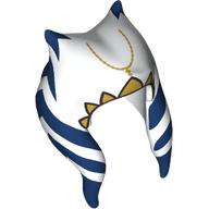 WIG, W/ ACCESSORY, NO. 13: {бял}