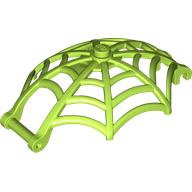 Minifigure, Weapon Spider Web, Large Hemisphere Shape with Bar Handle and Clips: {ярко жълто-зелен}