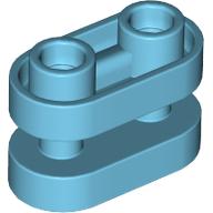 Brick, Round 1 x 2 with Hollow Studs and Open Center with Bars: {умерено небесносин}