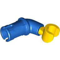 Arm with Technic Pin with Yellow Hand: {ярко син}
