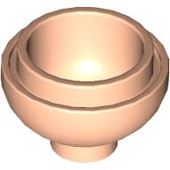 Brick, Round 2 x 2 Dome Bottom: {светло нуга}