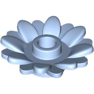 Plant Flower 2 x 2 Round with 16 Petals (Sunflower) with Open Stud: {светло кралско син}