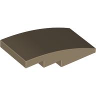 Slope, Curved 4 x 2: {пясъчно жълт}