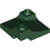 Arch 3 x 3 Inverted Corner with Raised Hollow Stud: {земно зелен}