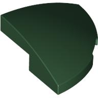 Slope, Curved 2 x 2 x 2/3 Corner Round: {земно зелен}
