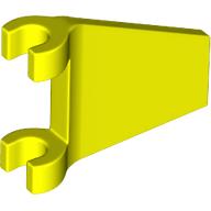 Flag 2 x 2 Trapezoid with Flared Edge: {пъстро жълт}
