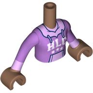 TORSO, GIRL, W/ ARM, NO. 608: {умерено кафяв}