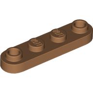 Plate, Round 1 x 4 with 2 Open Studs: {умерен нуга}