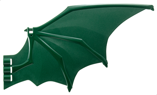 Dragon Wing 19 x 11 with Bar Handle and 3 Pin Holes: {земно зелен}