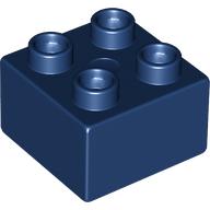 DUPLO BRICK 2X2: {земно син}