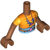 TORSO, GIRL, W/ ARM, NO. 612: {сиена кафяво}
