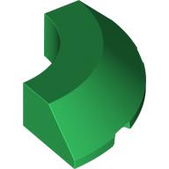 1/4 CONE, 4X4X1, W/ CUTOUT, NO. 1: {тъмно зелен}