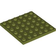Plate 6 x 6: {маслинено зелен}