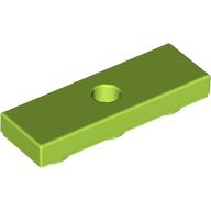 Tile, Modified 1 x 3 Inverted with Hole: {ярко жълто-зелен}