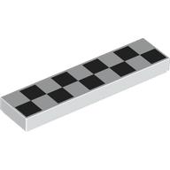 FLAT TILE 1X4, NO. 222: {бял}
