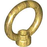 Ring 3 x 3 with Stud Holder: {топло златист}