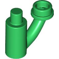 Plant Stem / Stalk with Bar, Bar Holder, and Hollow Stud: {тъмно зелен}