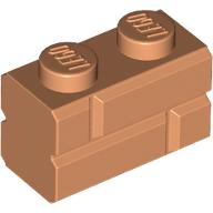 Brick, Modified 1 x 2 with Masonry Profile: {нуга}