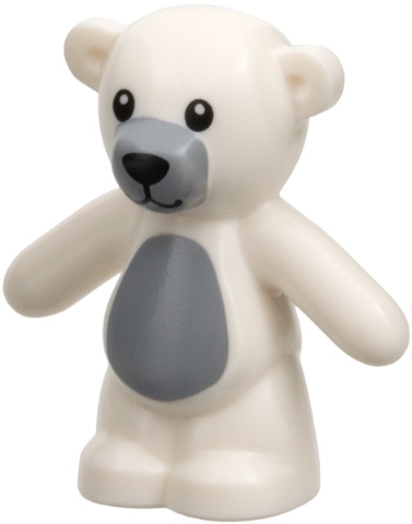 MINI TEDDY BEAR, NO. 16: {бял}