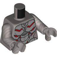 MINI UPPER PART, NO. 7432: {сребърно метален}