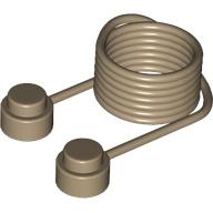 String with End Studs (40L Overall) with (Same Color) Studs Pattern: {пясъчно жълт}