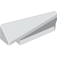 Wedge 5 x 1 x 1 1/3 with 4 x 1 Base Right: {бял}