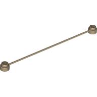 String with End Studs (10L Overall) with (Same Color) Studs Pattern: {пясъчно жълт}