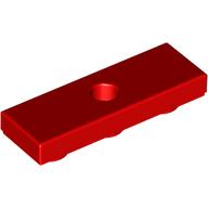 Tile, Modified 1 x 3 Inverted with Hole: {ярко червен}