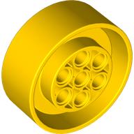 Wheel 41mm D. x 15mm Technic: {ярко жълт}