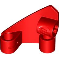 Technic, Panel Curved #10 3 x 3 Tapered Right: {ярко червен}