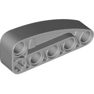 SHELL 5X1X2, W/ CROSS HOLE: {умерено каменно сив}