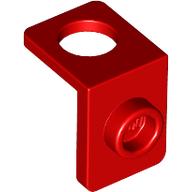 MINI FIG. BACK PLATE W. KNOB: {ярко червен}
